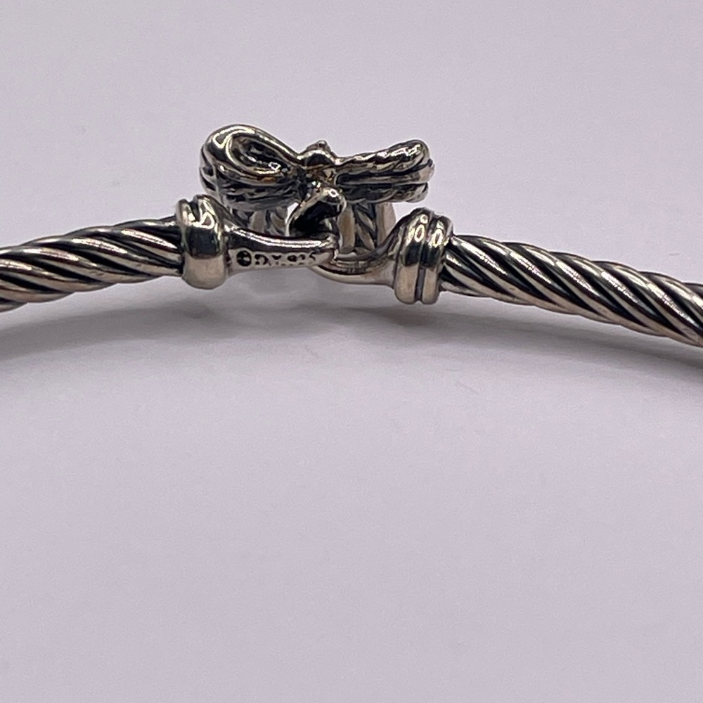 David Yurman Chatelaine Bow Bracelet with Sterling Silver - Picture 3 of 8